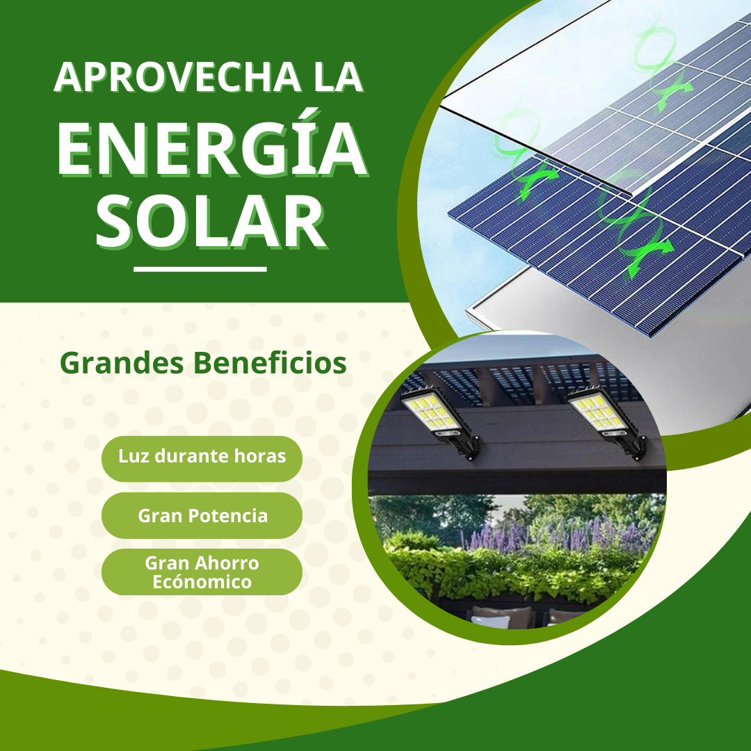 Farola Solar Led con Sensor