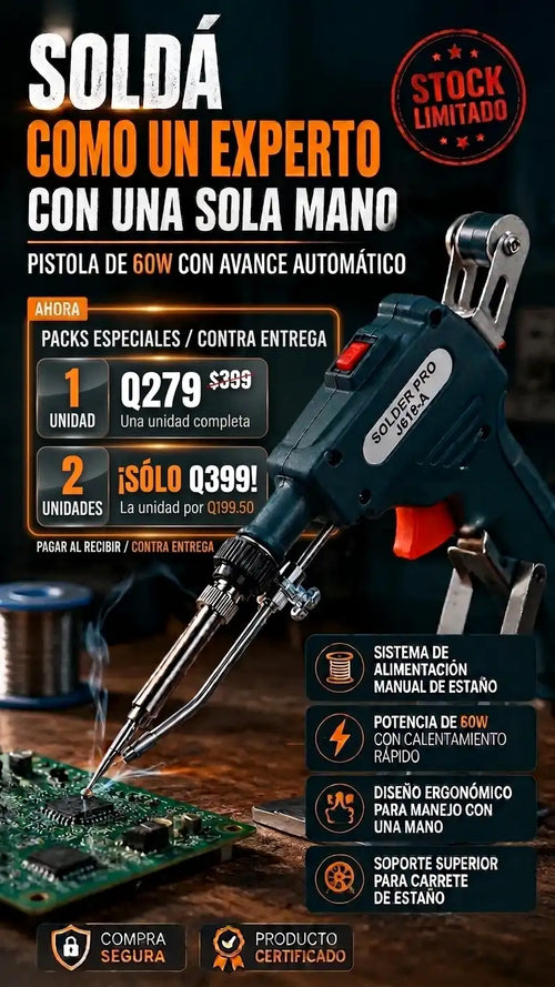 Kit de Soldadura Automática 4 en 1