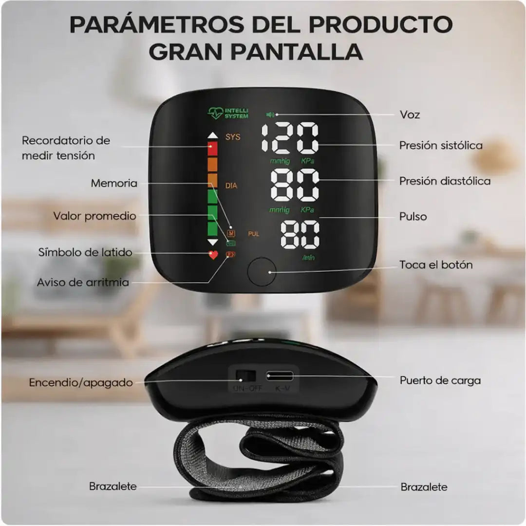 Cuida a tus padres desde casa | Tensiómetro Pro con Voz y Alerta Visual ❤️