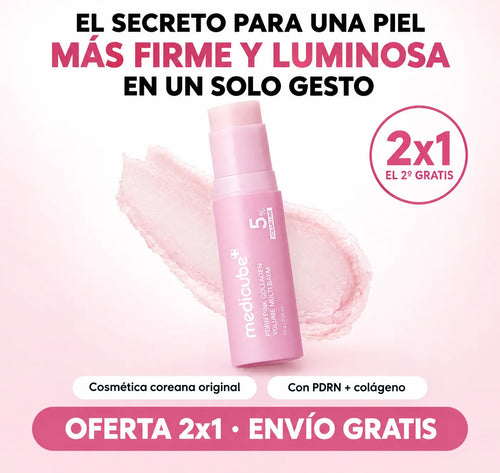 Adiós Ojeras y Cansancio · El Bálsamo Coreano PDRN Pink Collagen Medicube
